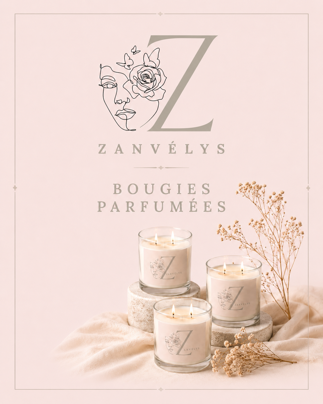 Bougies Parfumées à la Cire de Soja | Zanvélys Image