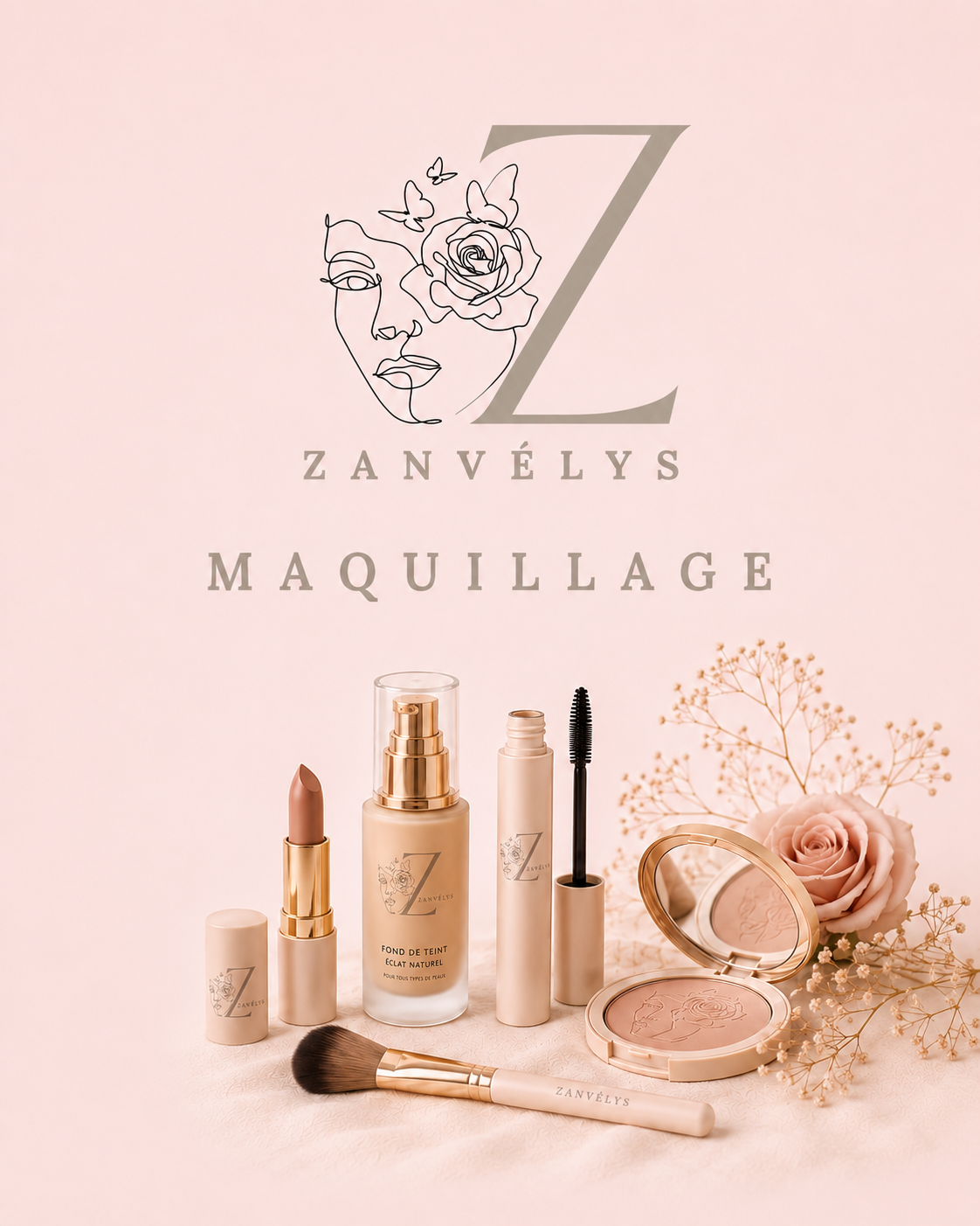Maquillage Visage, Yeux & Lèvres | Zanvélys Image