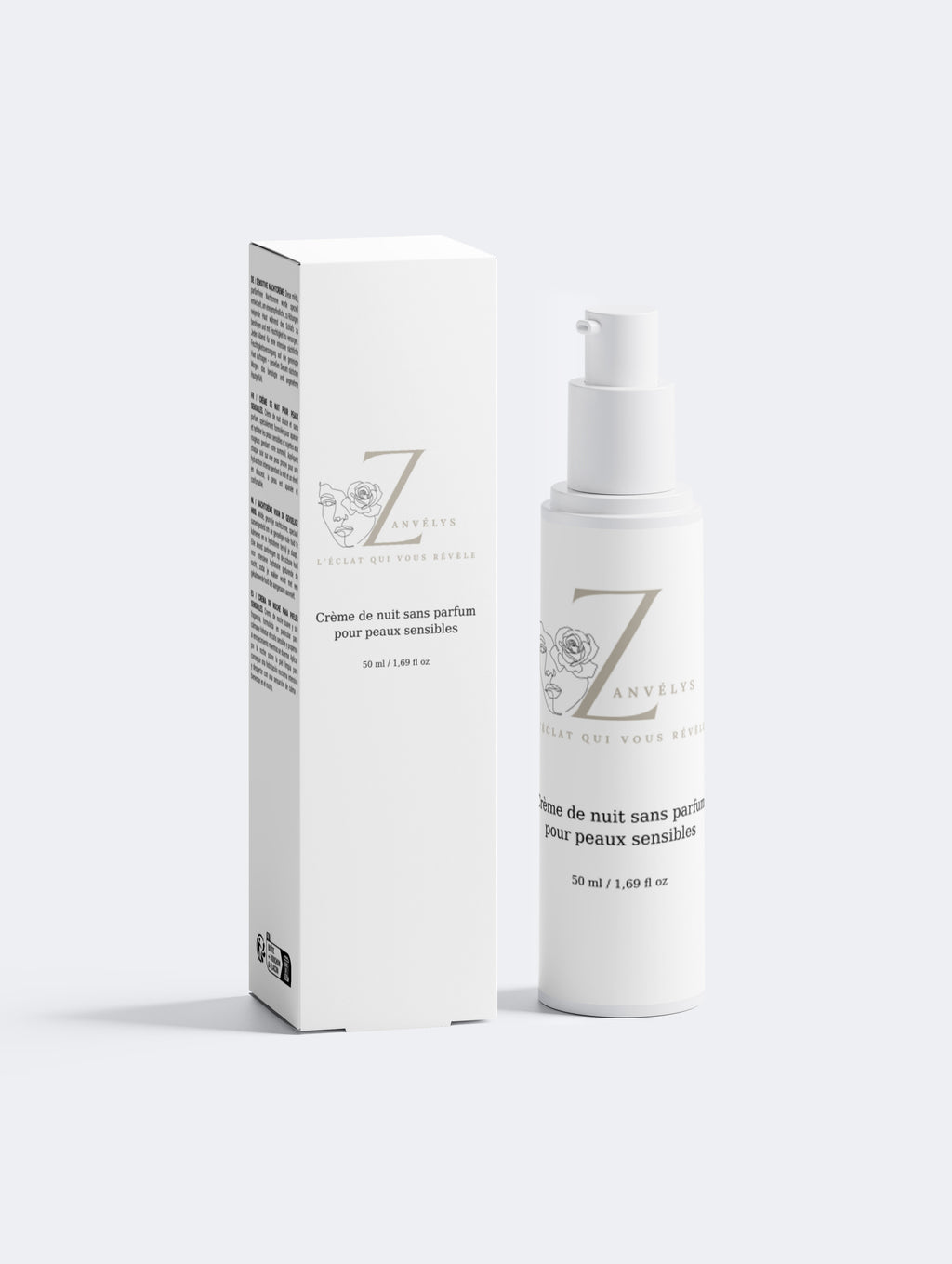 Sensitive Skin Overnight Cream, Fragrance Free | Zanvélys