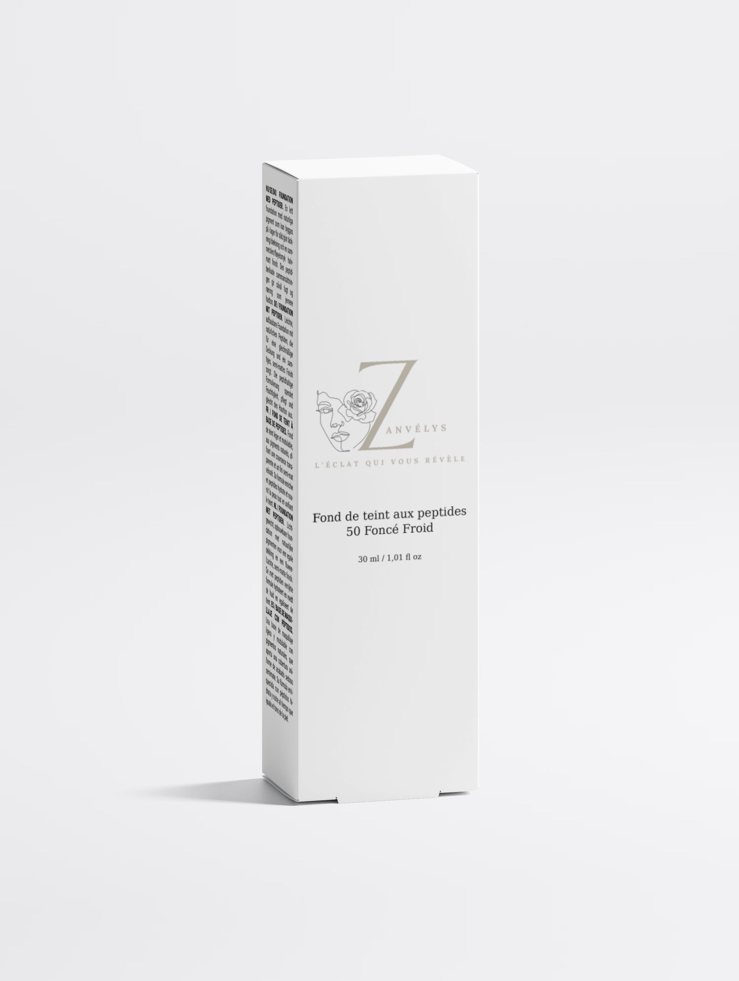 Foundation with Peptides, 50 Deep Cool | Zanvélys