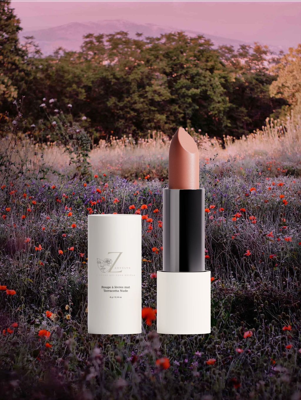 Matte Lipstick, Terracotta Nude | Zanvélys