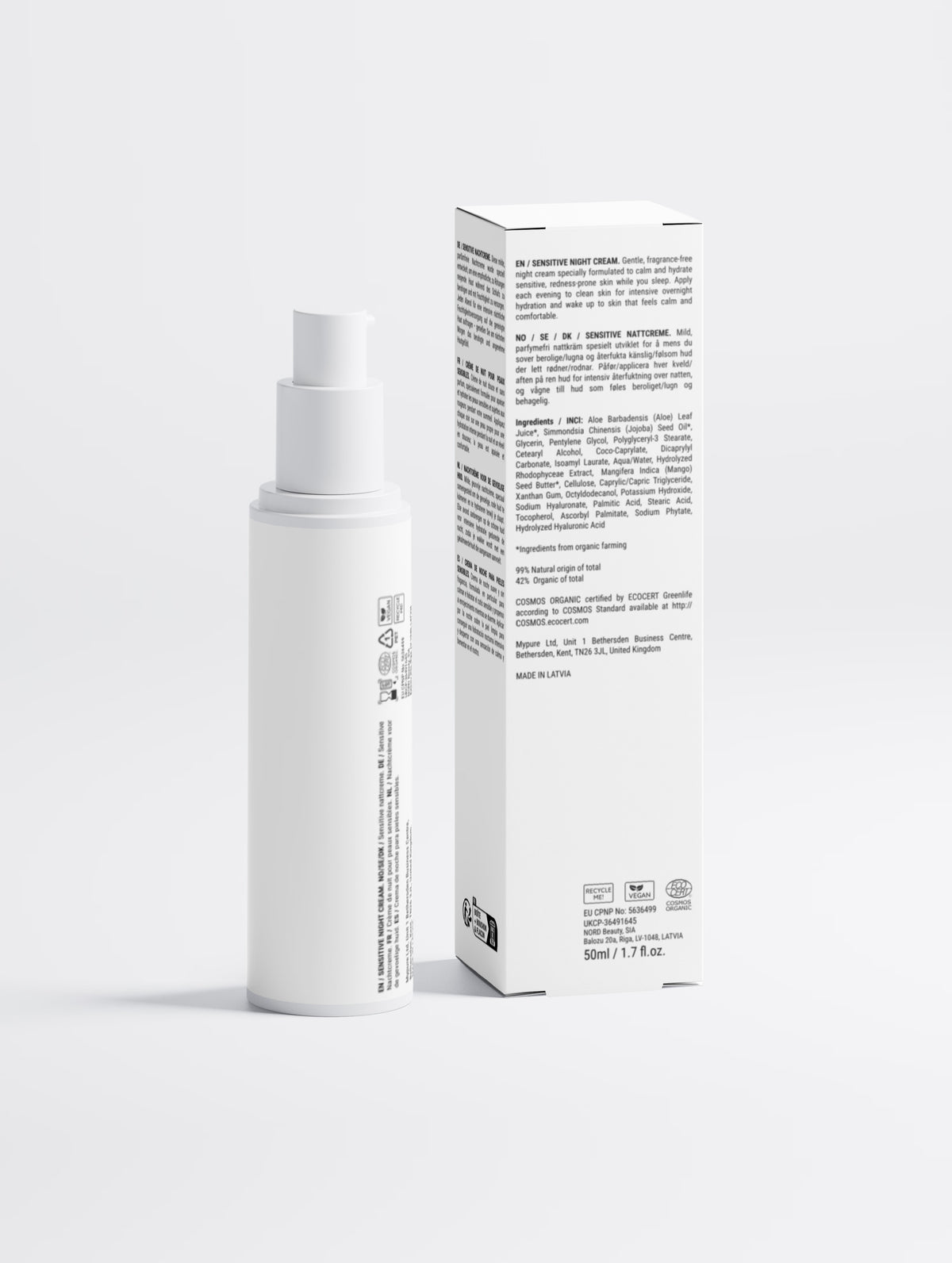 Sensitive Skin Overnight Cream, Fragrance Free | Zanvélys