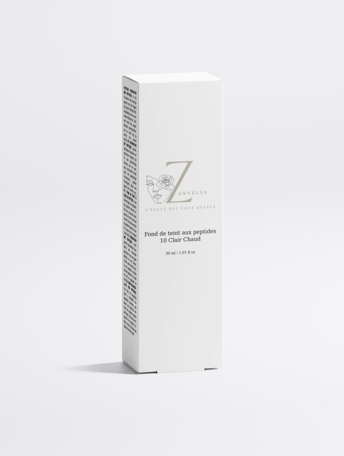 Foundation with Peptides, 10 Light Warm | Zanvélys