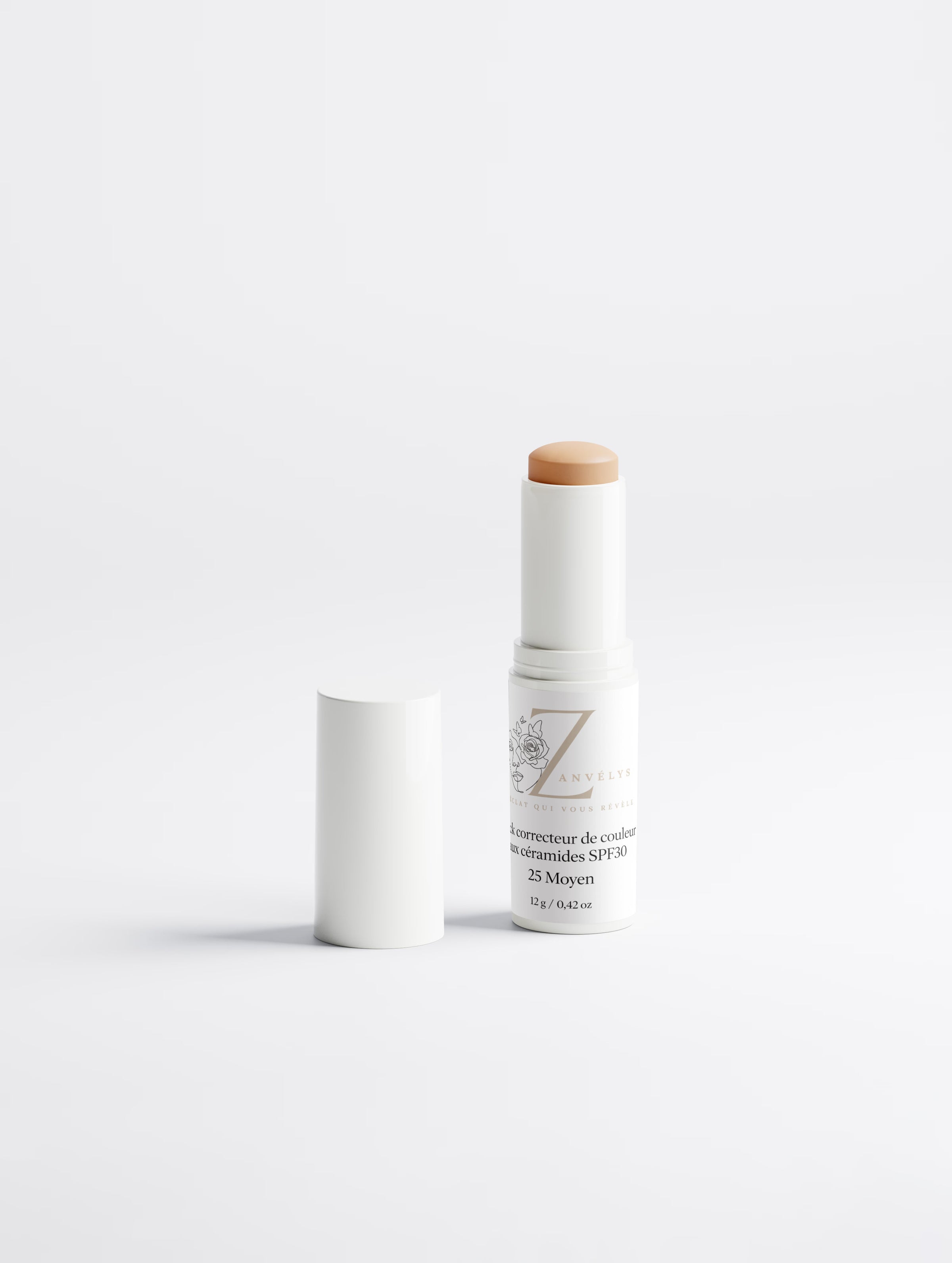 Color Correcting Ceramide SPF30 Stick : 25 MEDIUM | Zanvélys