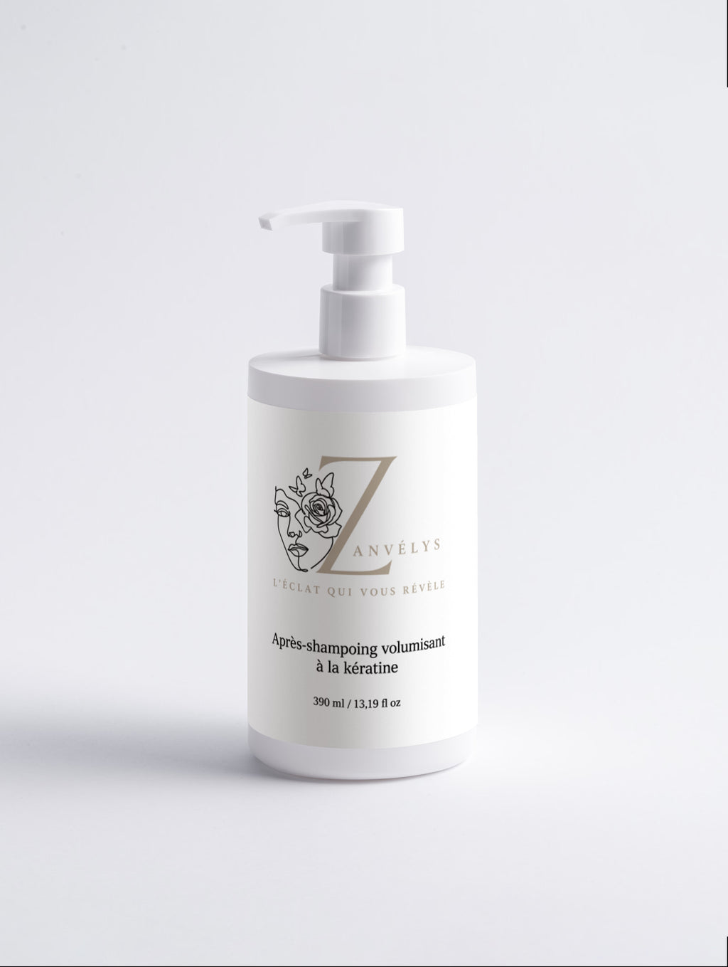 Après-shampoing volumisant à la kératine Zanvélys pour cheveux en manque de volume