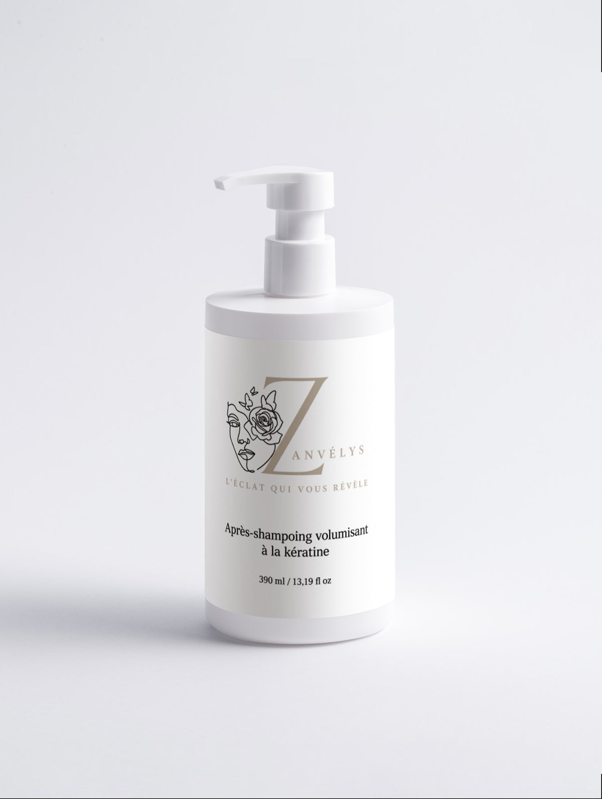 Après-shampoing volumisant à la kératine Zanvélys pour cheveux en manque de volume