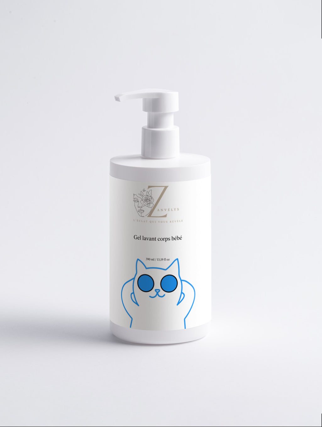 Gel lavant corps bébé certifié biologique Zanvélys
