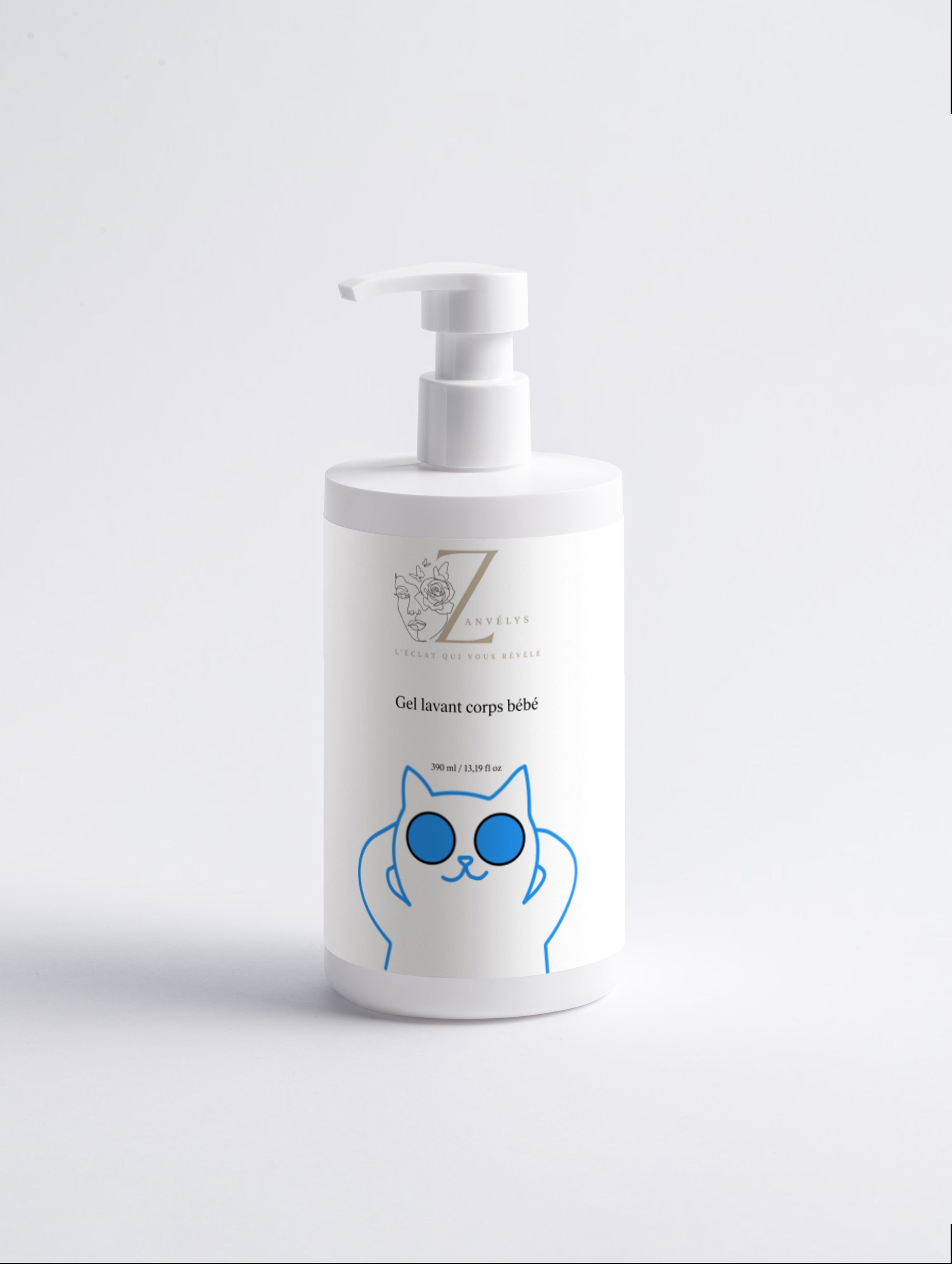 Gel lavant corps bébé certifié biologique Zanvélys