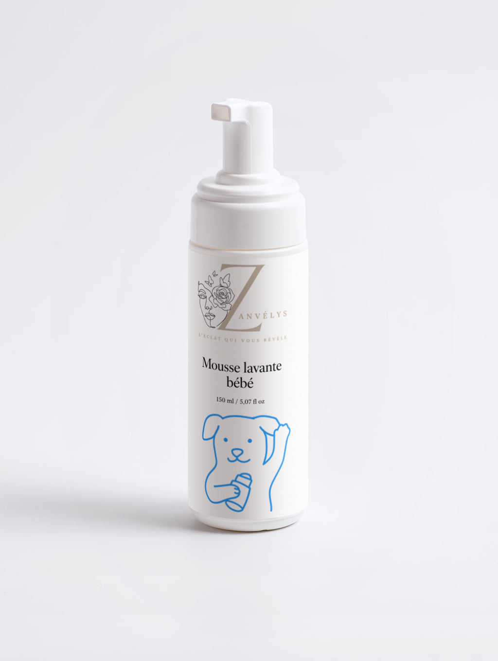 Mousse lavante bébé certifiée biologique Zanvélys