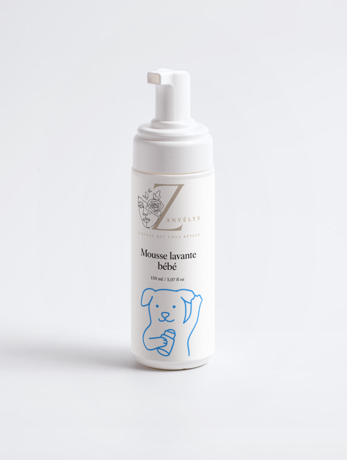 Mousse lavante bébé certifiée biologique Zanvélys