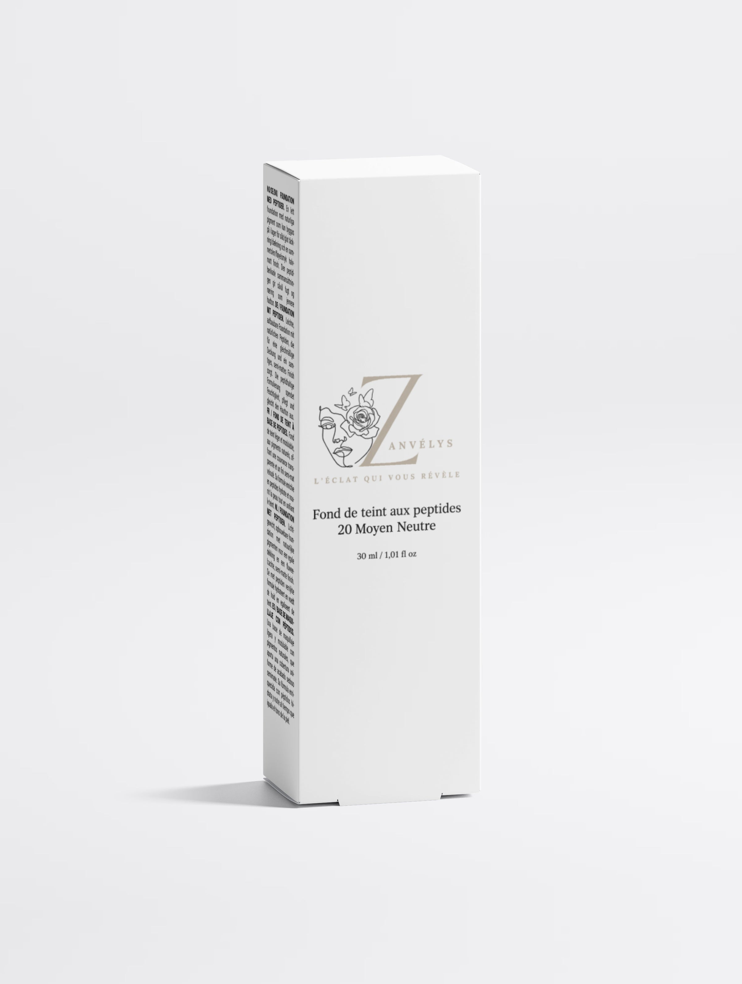 Foundation with Peptides, 20 Medium Neutral | Zanvélys