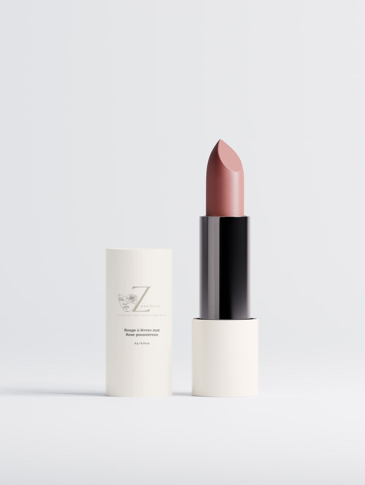 Matte Lipstick, Dusty Rose | Zanvélys