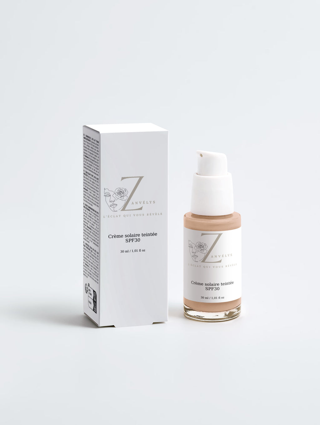 Sunscreen SPF30, with tint | Zanvélys