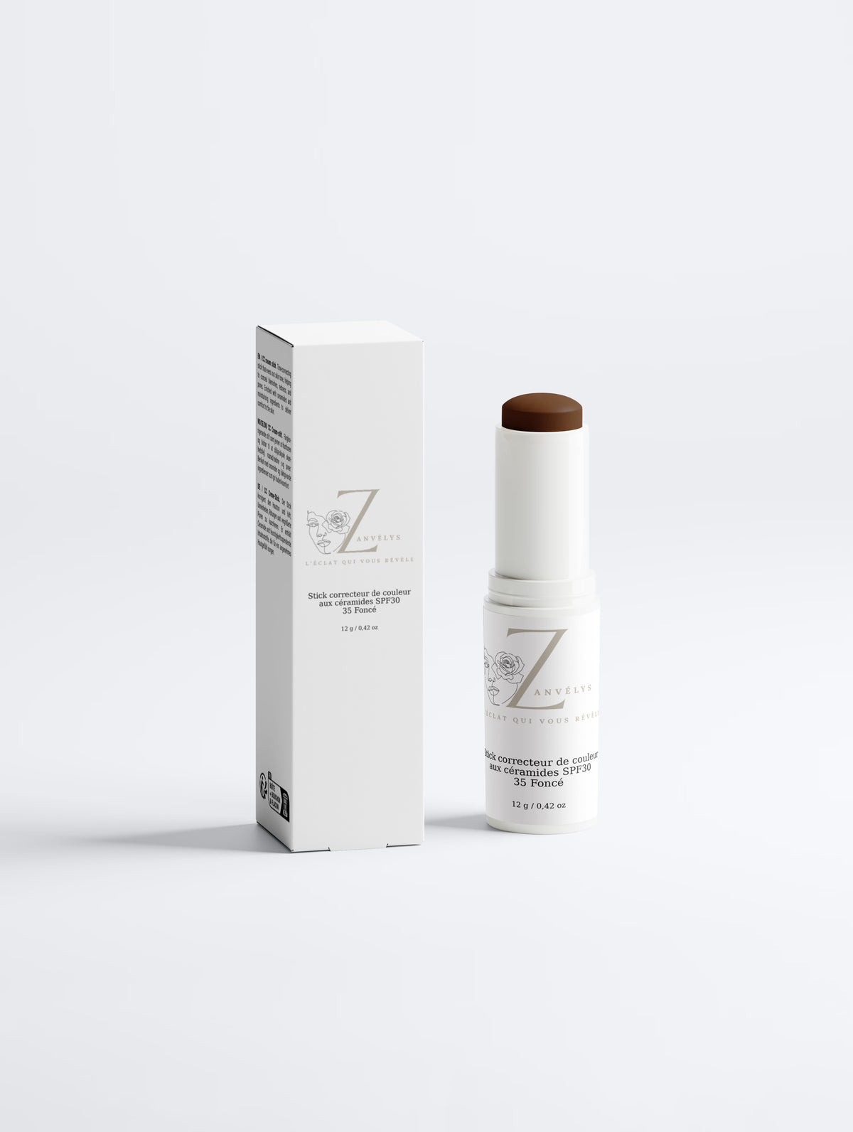 Color Correcting Ceramide SPF30 Stick :  35 DEEP | Zanvélys